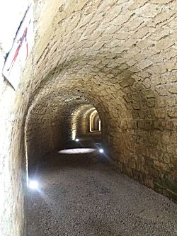 In de tunnels