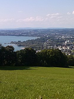 Uitzicht op de Bodensee