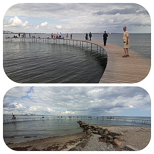 Arhus aan het strand