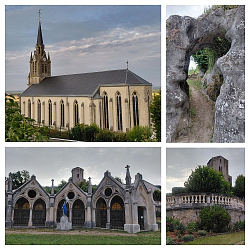 kerk in het dorpje